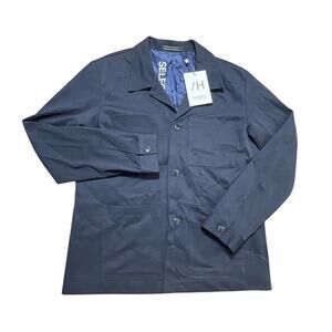NWT Selected Homme Jim Flex Hybrid Blazer Jacket Navy Blue Size 42 R Men $160